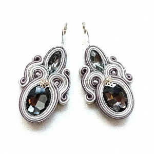 Kolczyki sutaszowe Winter Weather