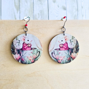 Kolczyki wiszące - Myszki