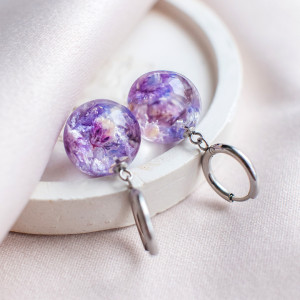 Kolczyki z gipsówką