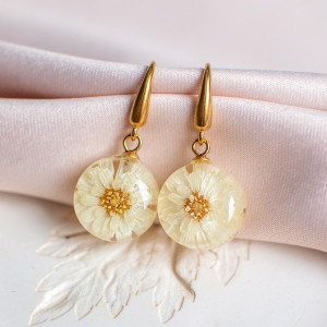 Kolczyki z krwawnikiem kichawcem 01