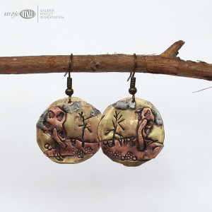 Kolczyki z widoczkiem