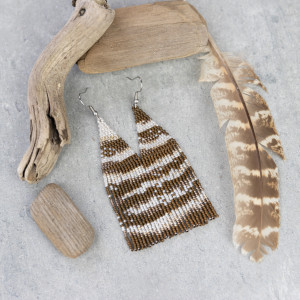 Kolczyki zgubione piórko 5