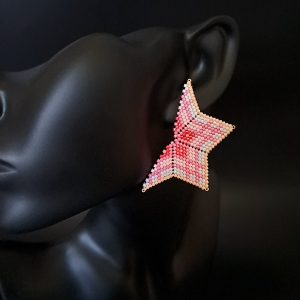 Kolorowe Kolczyki Gwiazdki