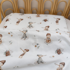 Komplet bambusowy do łóżeczka pościel Pinokio