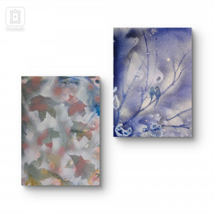 Kompozycja jesienna blue