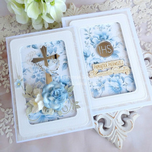 Komunijna kartka w pudełku 625