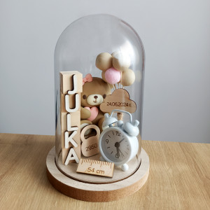 Kopuła - metryczka dla dziewczynki