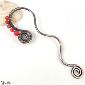 Koral - miedziana zakładka do książki