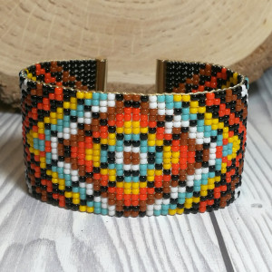 Koralikowa bransoletka  w stylu boho