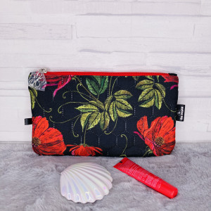 Kosmetyczka 1 Handmade Mała Płaska Wodoodporna | Polska | Rozmiar L