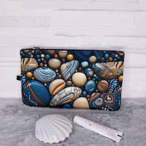 Kosmetyczka 12 Handmade Mała Płaska Wodoodporna | Polska | Rozmiar L