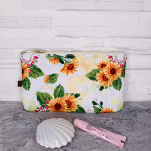 Kosmetyczka 15 Handmade Mała Płaska Wodoodporna | Polska | Rozmiar L