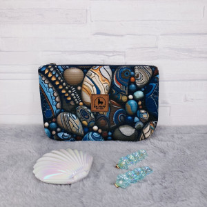 Kosmetyczka 2 Handmade Wodoodporna  Do Torebki | Polska | Rozmiar S