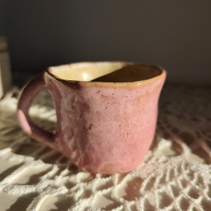 kubek ceramiczny róż