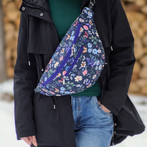 kwiatowa damska  nerka XXL