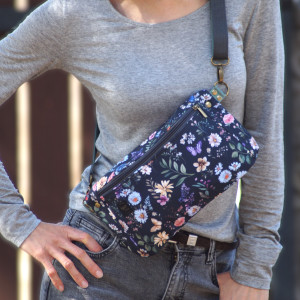 kwiatowa saszetka midi