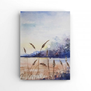 Łąka 2-akwarela 32/24 cm .