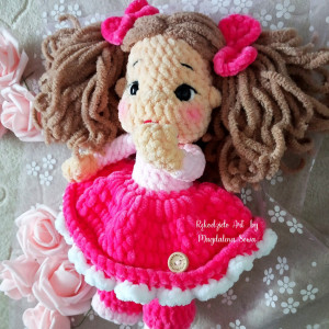 Lalka na szydełku, Maskotka, Handmade