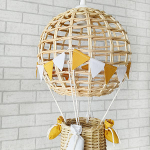 Lampa dziecięca balon handmade bez miodowy biały
