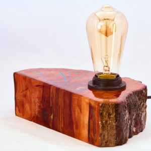 Lampa na biurko/komodę z żywicą epoksydową LJ2