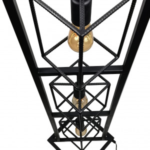 Lampa podłogowa stojąca metalowa loft FENKUŁ