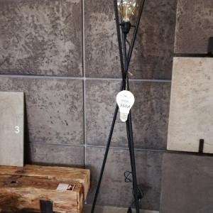 Lampa podłogowa stojąca z metalu loft KROTON