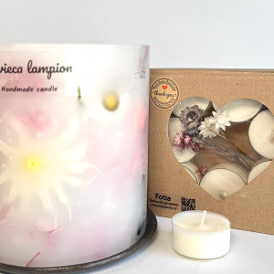 -Lampion Botaniczny - Pastelowa Subtelność