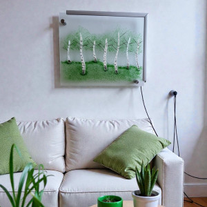 Lampka led - Chwila między drzewami