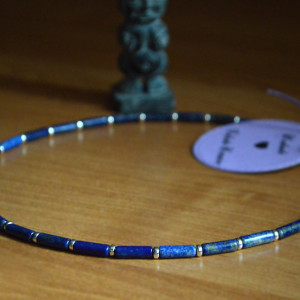 Lapis Lazuli Naszyjnik męski