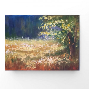 Lato-rysunek   18x24 cm pastele..