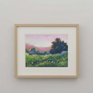 Lato-   rysunek - pastelami suchymi.