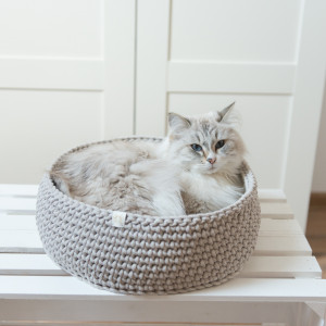 legowisko dla kota Cat Nest średnie szare