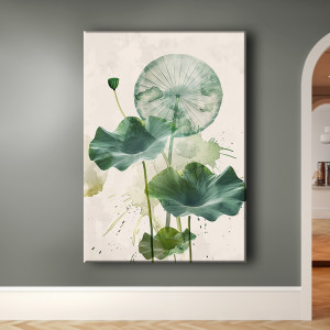 Lotus - Obraz na płótnie - Druk Blejtrama - Chiński Orient, Zen AL4