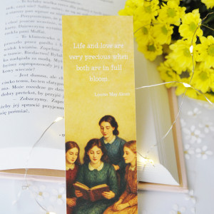 Louisa May Alcott Małe Kobietki - zakładka do książki z papieru