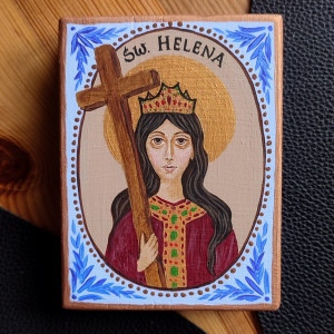 Mała ikona ludowa św. Helena