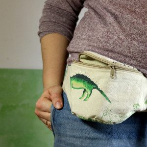 Mała nerka na rower dinozaury zwierzęta dino