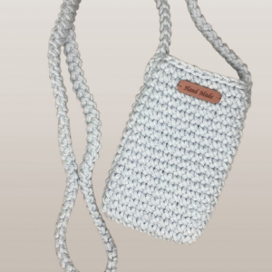 Mała torebka na ramię, etui na telefon,listonoszka jasnoniebieska.