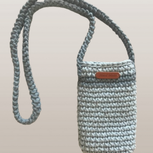 Mała torebka na ramię, etui na telefon,listonoszka .szara