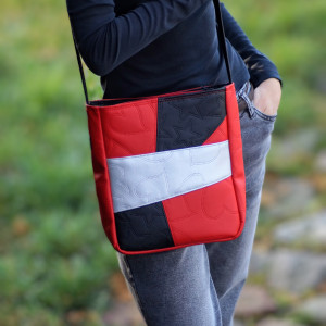 mała torebka na ramię z ekoskóry