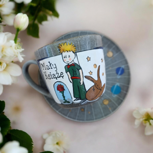 Mały Książę filiżanka ze spodkiem