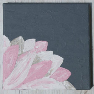 mały obraz akrylowy - magnolia