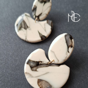 marmurowe no1 - kolczyki