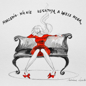 "Marzenia wiele mogą" praca akwarelami oraz piórkiem artystki A. Laube