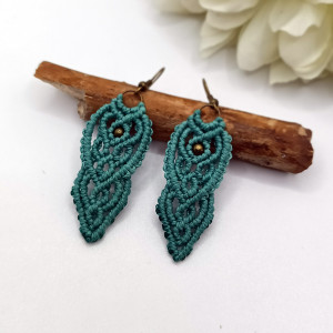 „MASHA” kolczyki makramowe