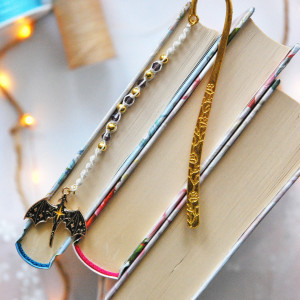 Metalowa zakładka do książki smok | Zakładka ze smokiem