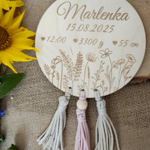 metryczka tabliczka grawer prezent narodziny urodziny