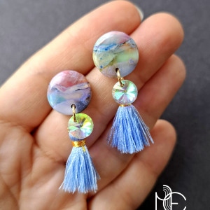 mini błyski no2 - kolczyki