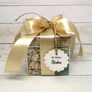 MINI ślubny exploding box dla podróżników