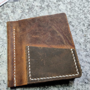 Minimalistyczny Skórzany Portfel na Karty