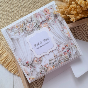 Minimalistyczny telegram ślubny | Mąż & Żona - Na zawsze razem